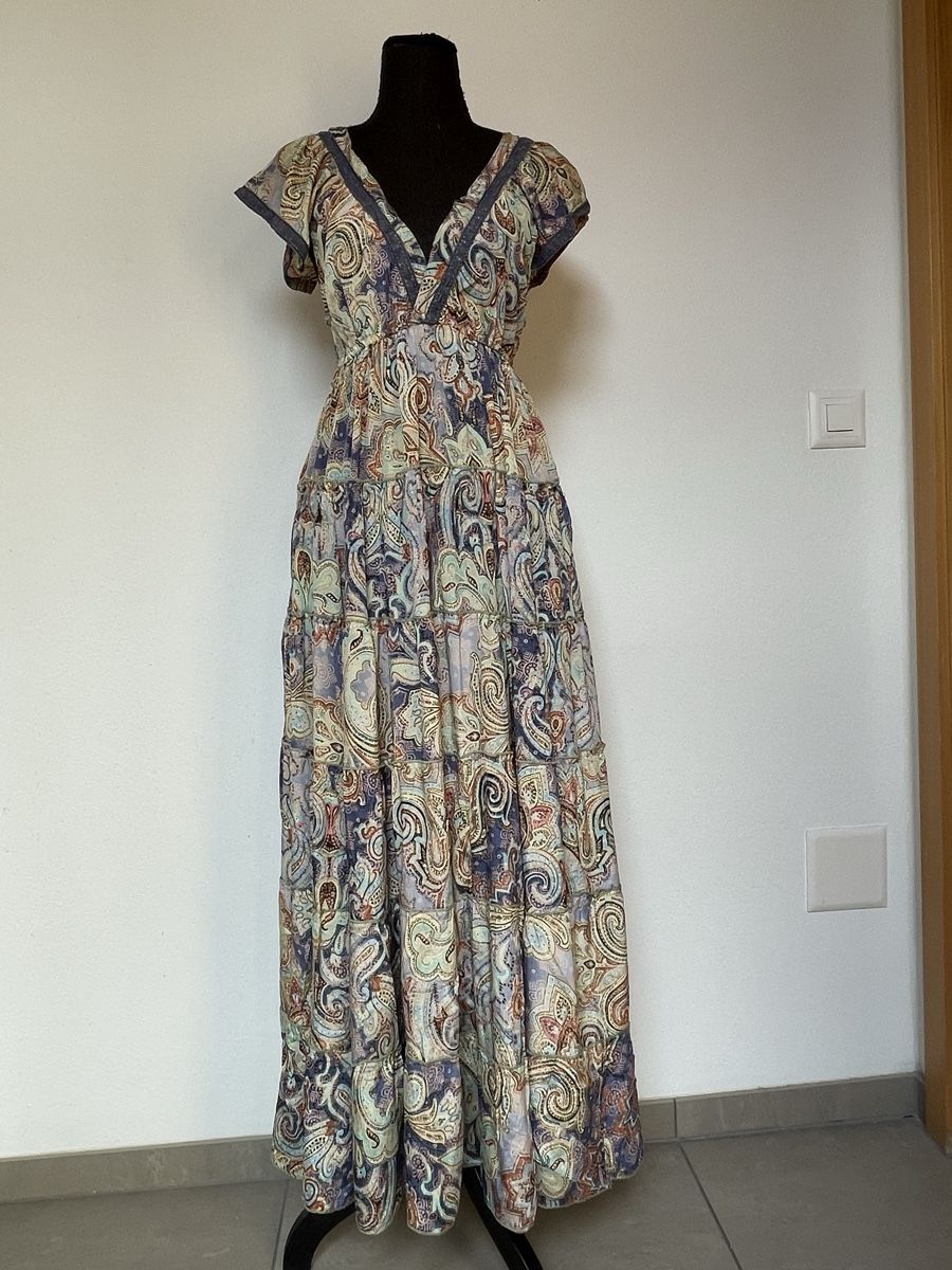Robes: Boho Stufenmaxikleid mit Seide – Neuf (Voir description) à Sigriswil par ck56