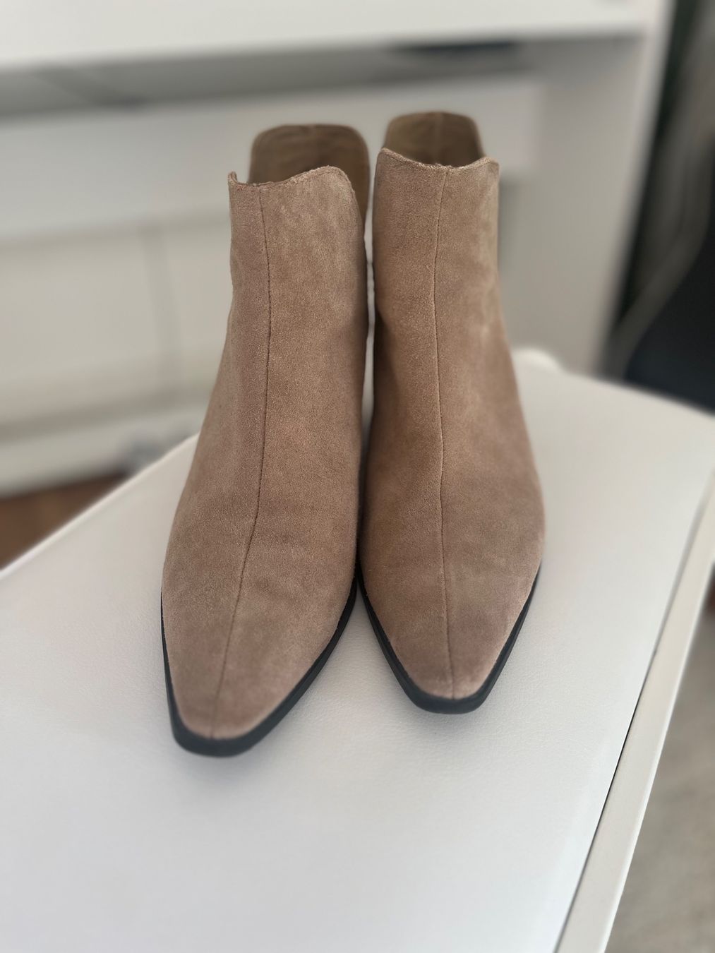 Zara Damenschuhe: Suede leather ankle boots - Zara -size 38 – Gebraucht aus Cully von Maar_K 2