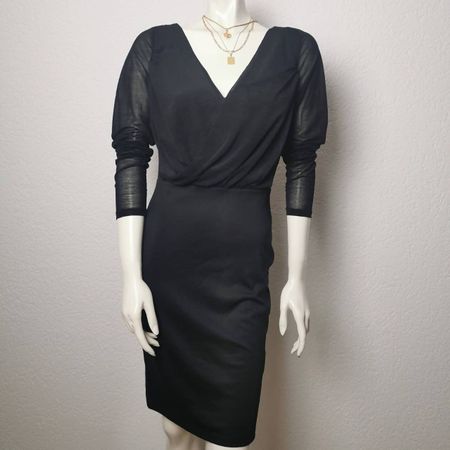 Elegantes H&M Kleid in schwarz / Abendkleid / Trauerkleid- S