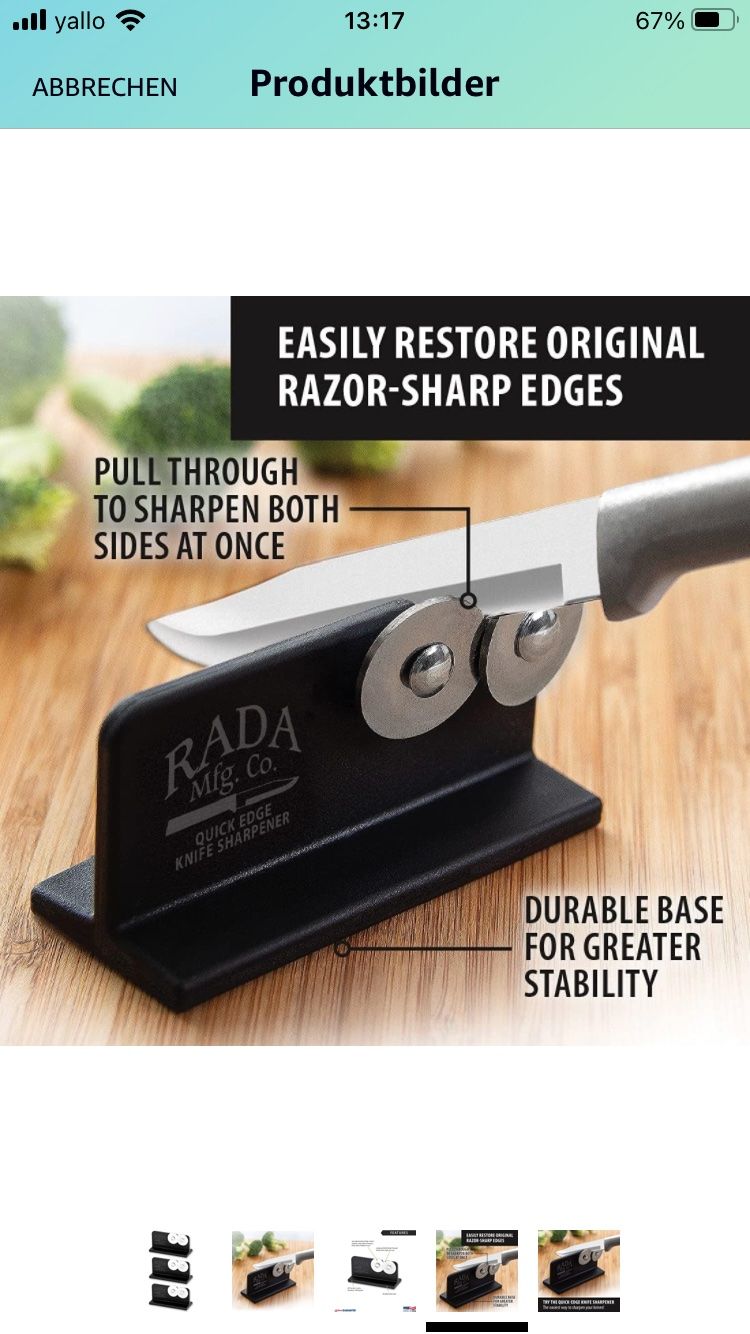 Cucine complete: Messerschärfer Rada Cutlery R119 – Nuovo e nell'imballaggio originale da Dielsdorf venduto da Eleanor_Dude 3