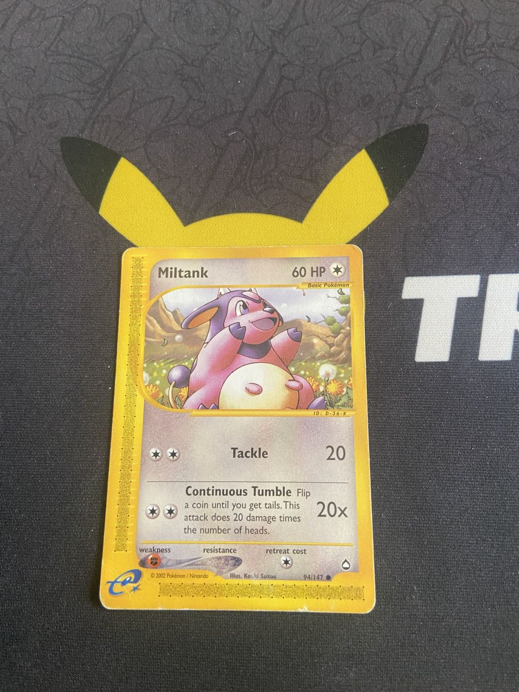 Cartes: Miltank 94/147 Aquapolis – D'occasion à Reinach BL par Sobek96
