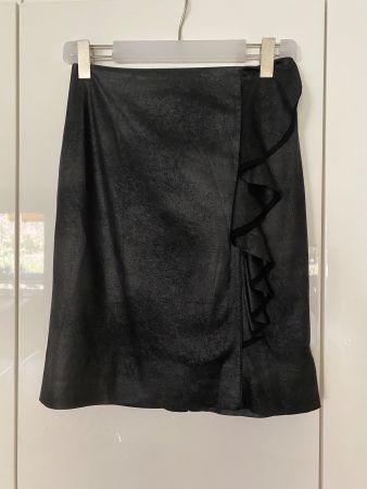 Leder Fake Jupe Comma