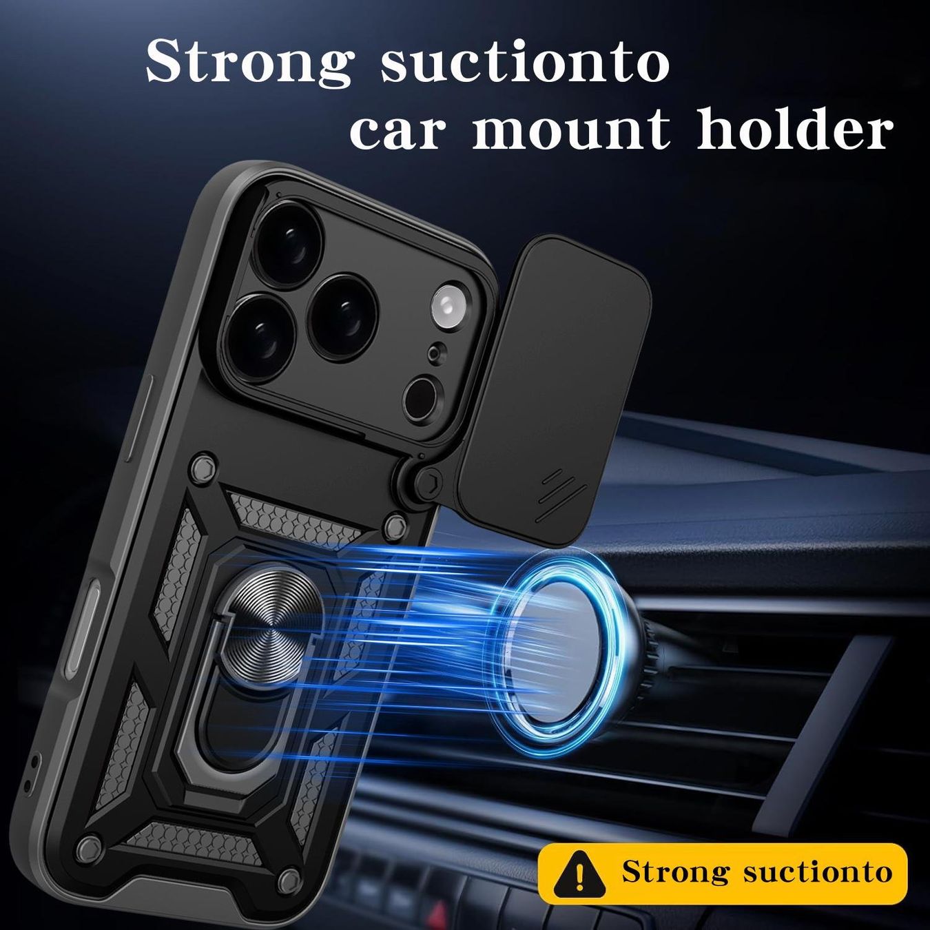 Cover & Protezioni schermo: iPhone 17 PRO Hülle Cover Ring Case Etui Coque Tasche Robust – Nuovo e nell'imballaggio originale da Volketswil venduto da coverandmore 4