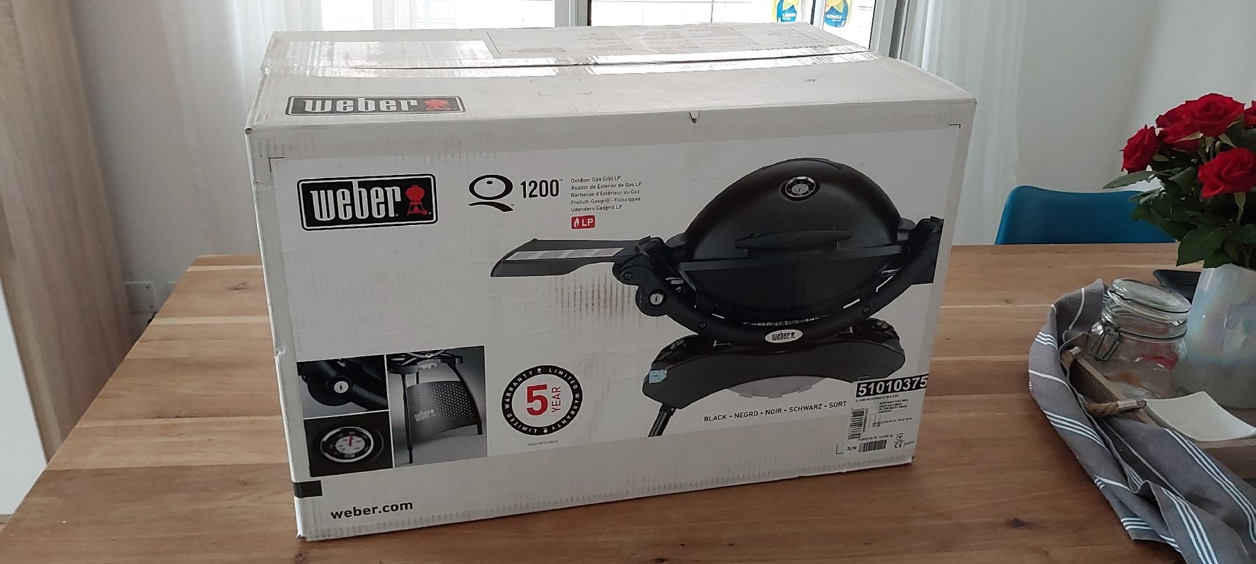 Weber Griglie: Weber 1200 Gasgrill – Nuovo e nell'imballaggio originale da Breil-Brigels venduto da SilverSurfer27