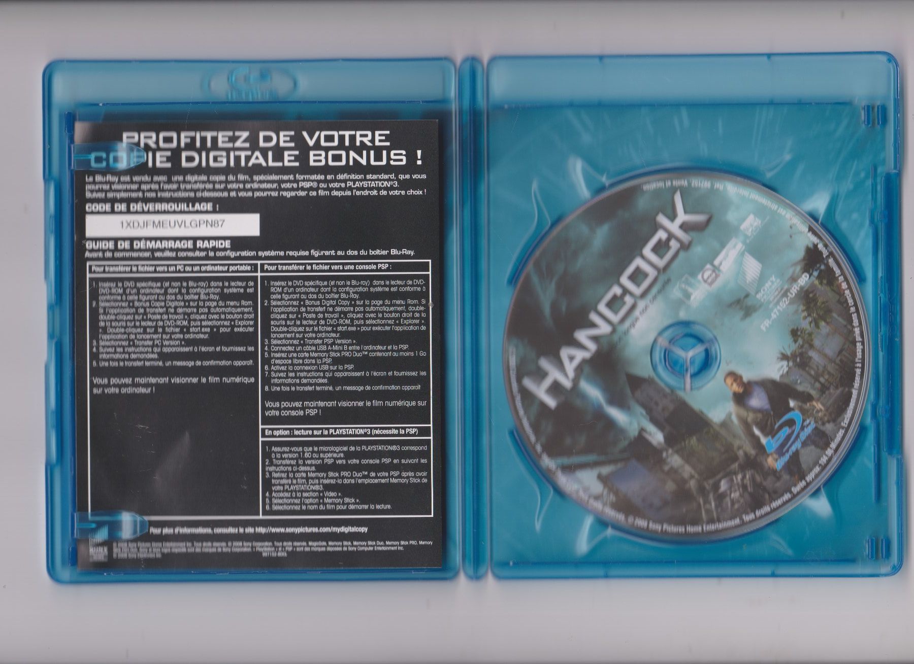 Tutti i DVDs: Hancock Blu-ray Will Smith - DVD – Usato da Bex venduto da Canouille 2