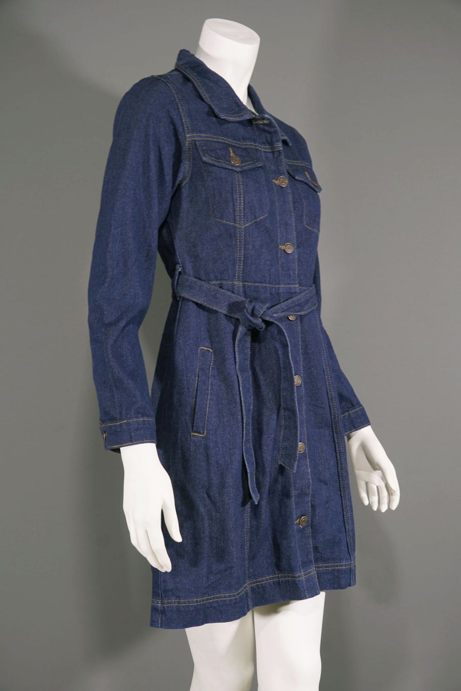 Zebra Vestiti: Blue Denim Jeanskleid oder Jeansmantel – Usato da Meggen venduto da 1Class2Hand 4