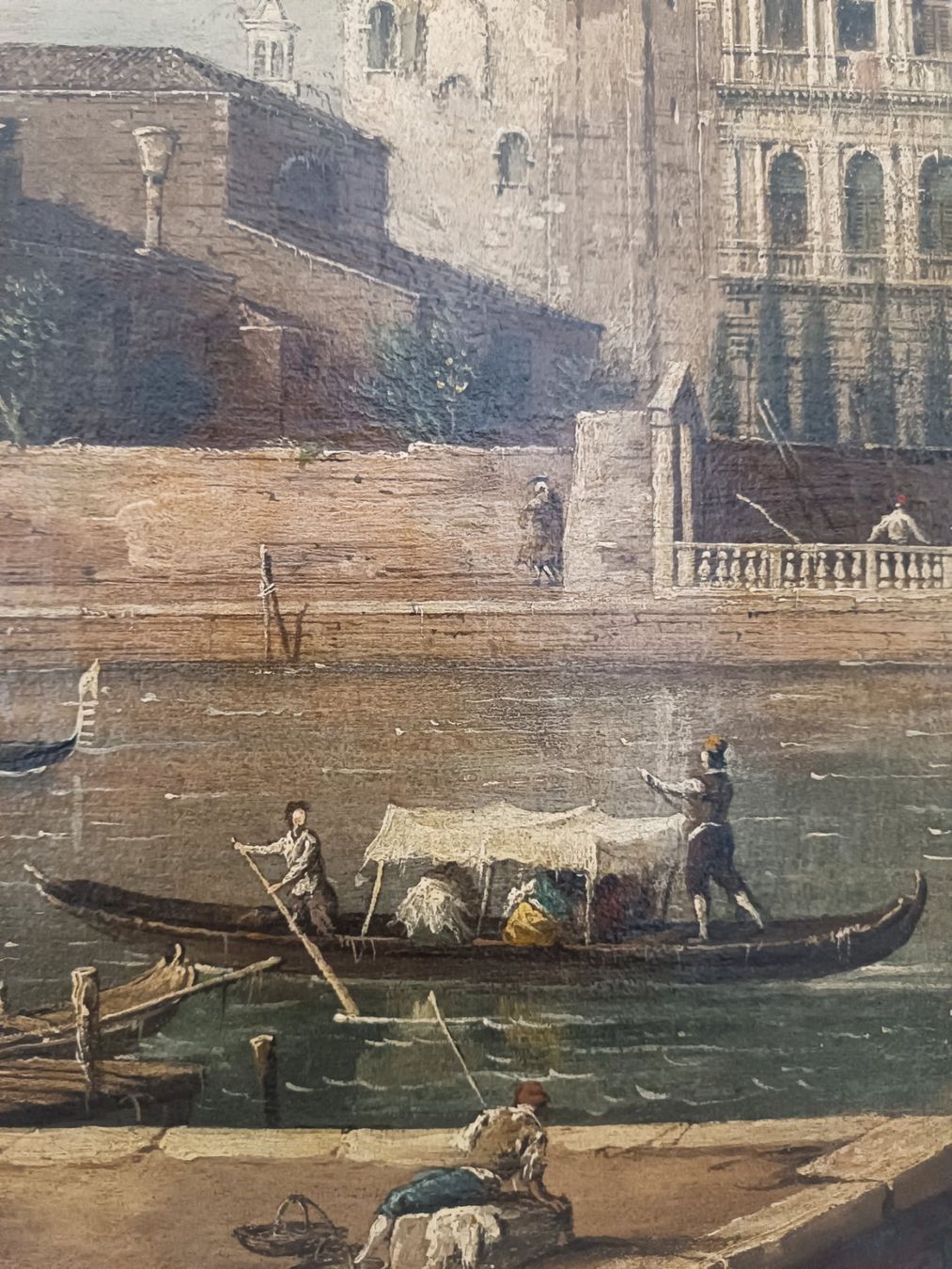 Dipinti: Dipinto antico Venezia cm.60x100 – Usato da Lugano venduto da Maurizio_Collector 5