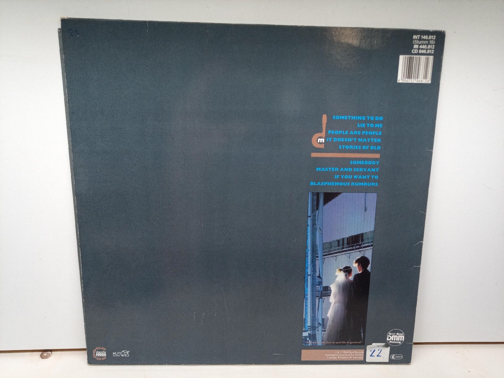 Dischi in vinile: Depeche Mode "Some Great Reward" Graue Vinyl LP 1984 – Usato da basel venduto da markusb07 1