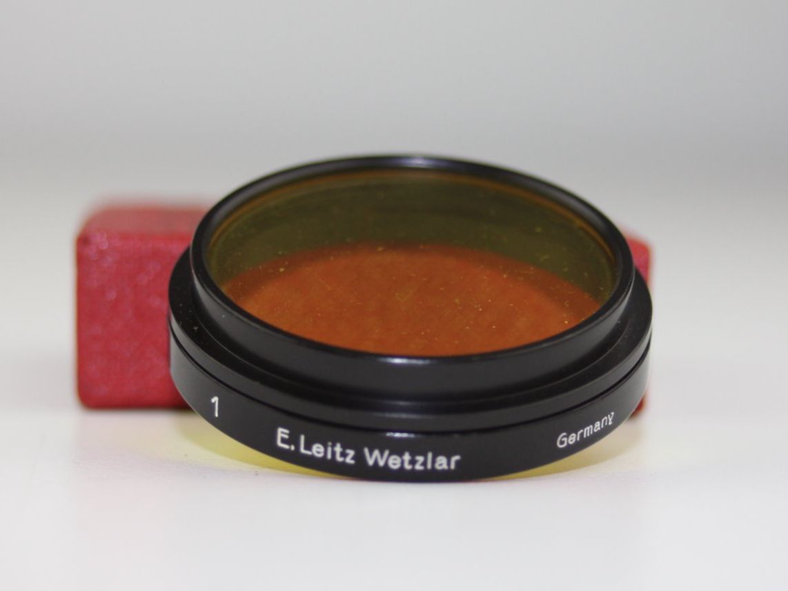 Leitz Filtri: Leica Gelbfilter 1 Figro Leitz Wetzlar – Usato da Basel venduto da IRMAundFRED 2