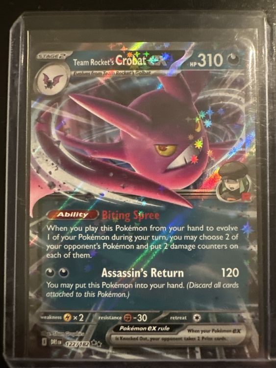 Destined Rivals🇬🇧Team Rockets Crobat ex (Neu (gemäss Beschreibung)) in ...