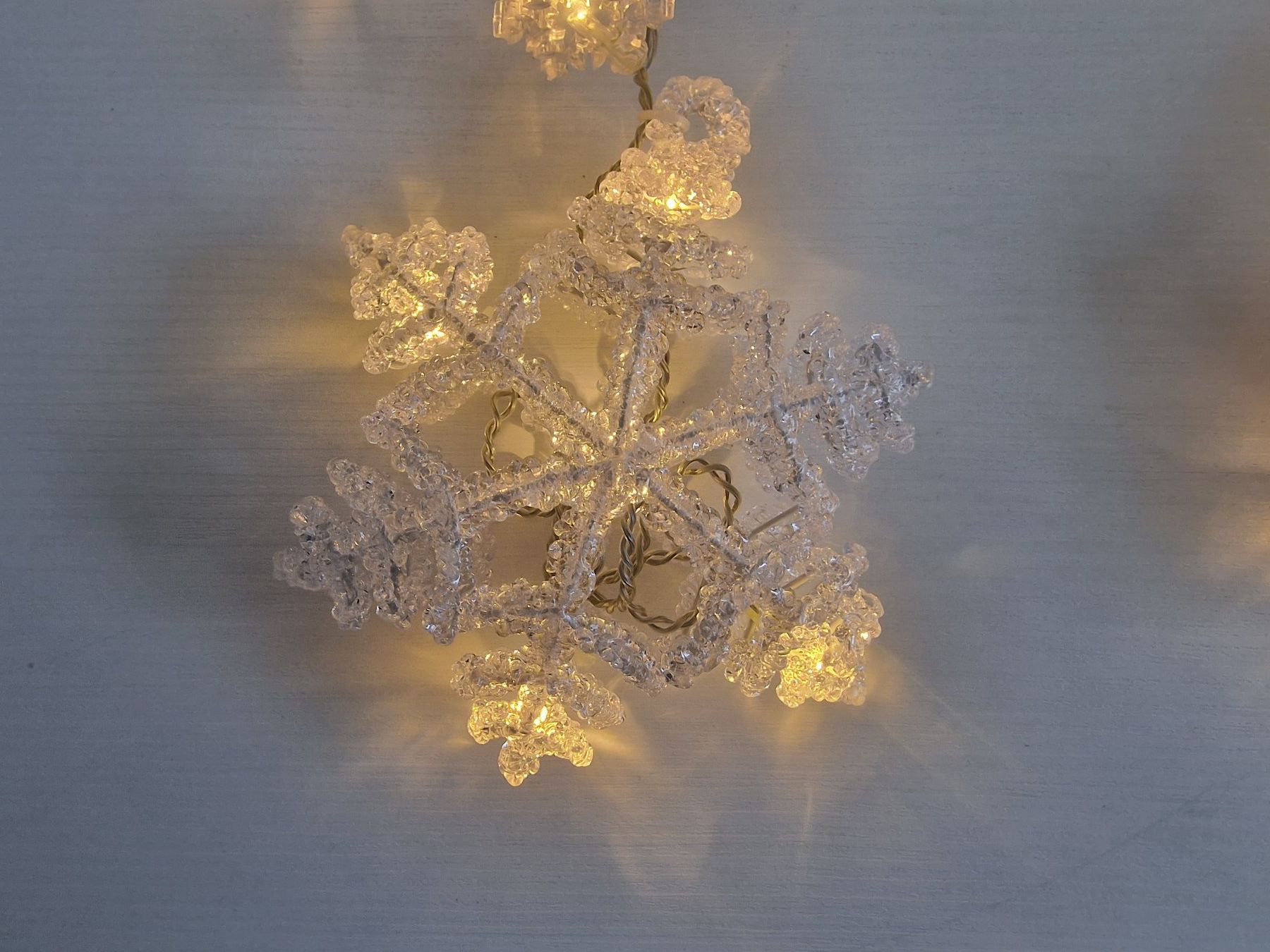 Ghirlande e barre luminose: LED Schneefocken - Lichterkette – Usato da Remetschwil venduto da bo-gru 2