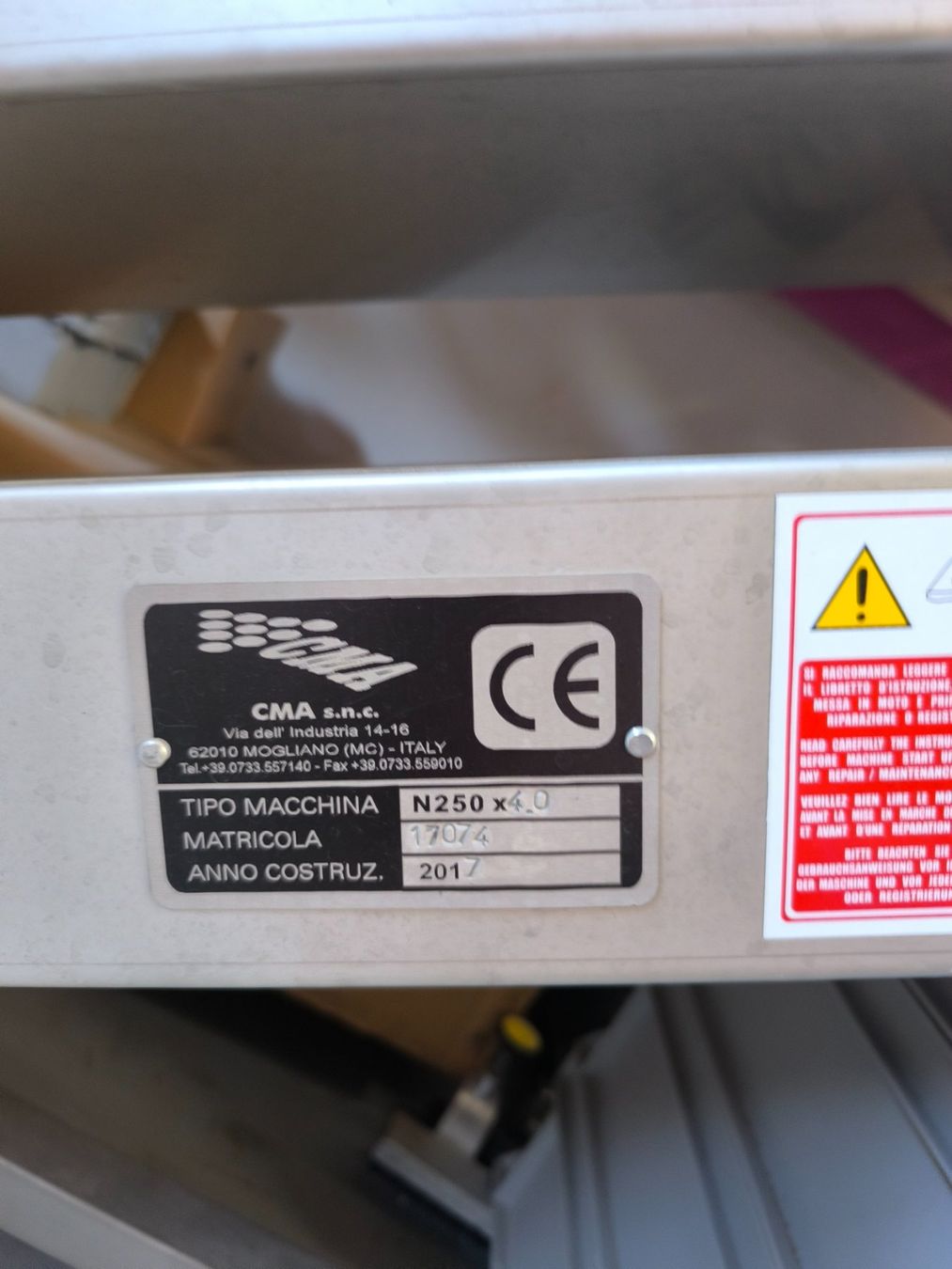 Alle Maschinen: Elévateur à vendanges de marque CMA model N400 – Gebraucht aus Sierre von Ale_st59 4