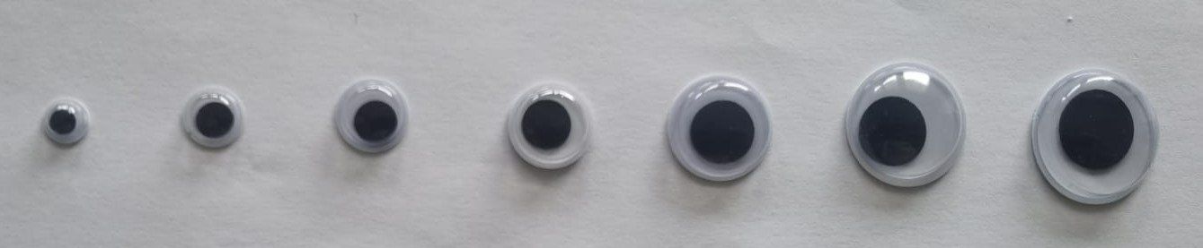 Sticker: 220stk. 3D Puffy Aufkleber selbstklebend Augen – Nuovo e nell'imballaggio originale da Uerkheim venduto da Kaufoption 1
