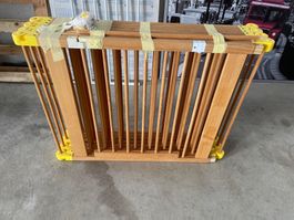 Laufgitter / Absperrgitter aus Holz – defekt, Teile vorhande