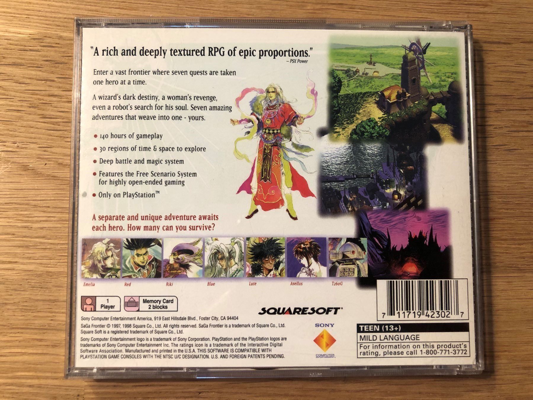 Sony Giochi: Saga Frontier NTSC/US für PSX – Usato da Kestenholz venduto da Matti_09 1