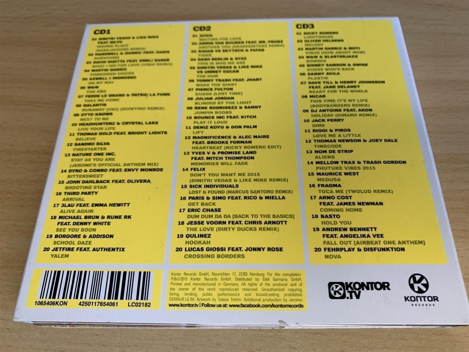 CDs: Kontor Festival Sounds 2015 - 3 CD – Gebraucht aus Rikon im Tösstal von Alpenmutz 1