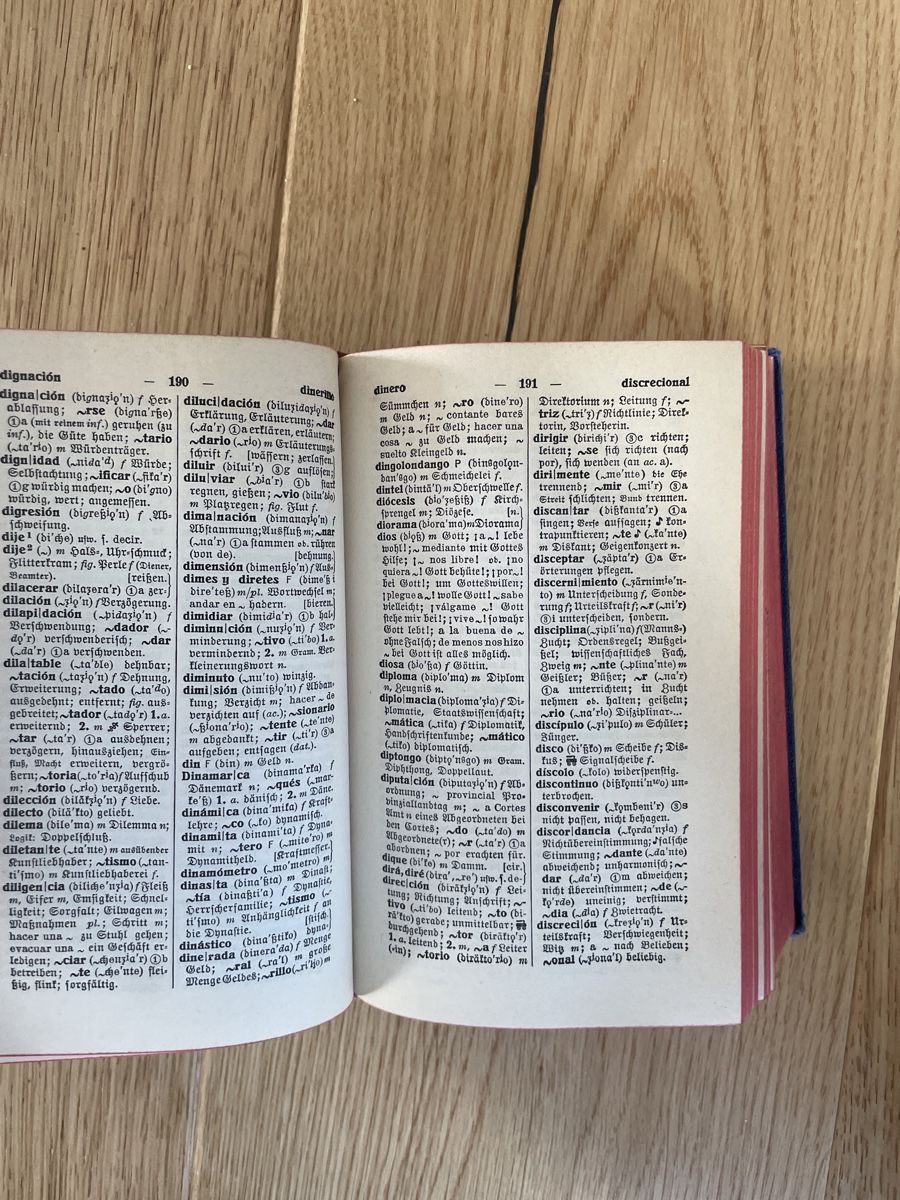Libri: Antikes Langenscheidts Wörterbuch Deutsch-Spanisch 1927 – Usato da Winterthur venduto da cheerio97 8