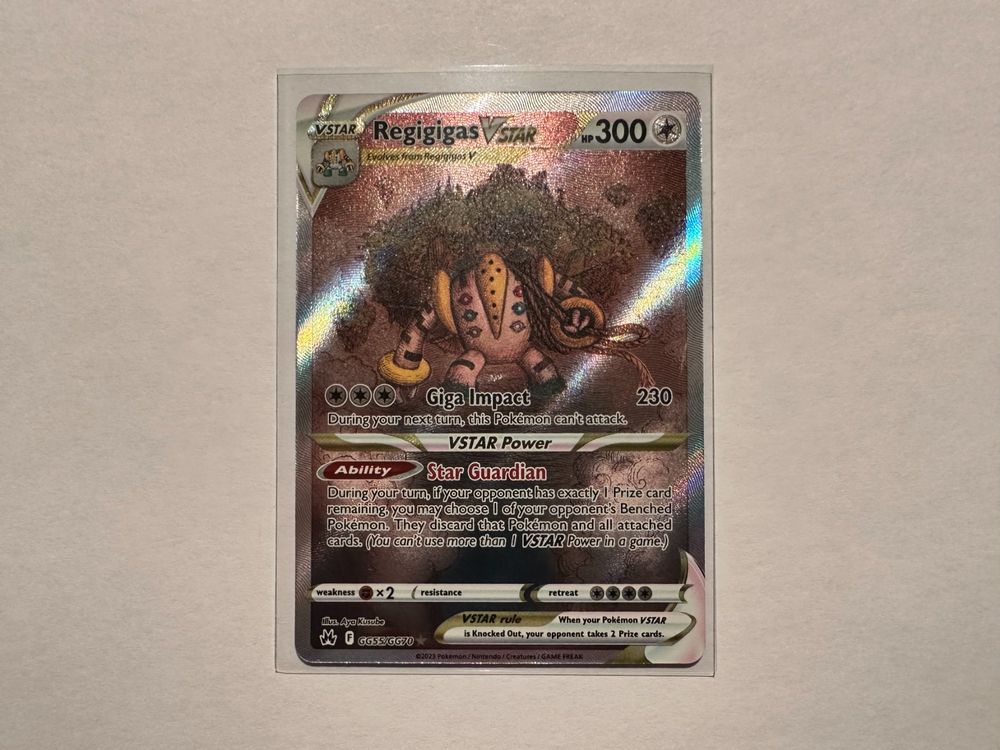 Regigigas Vstar Alt Art Crown Zenith EN Kaufen auf Ricardo