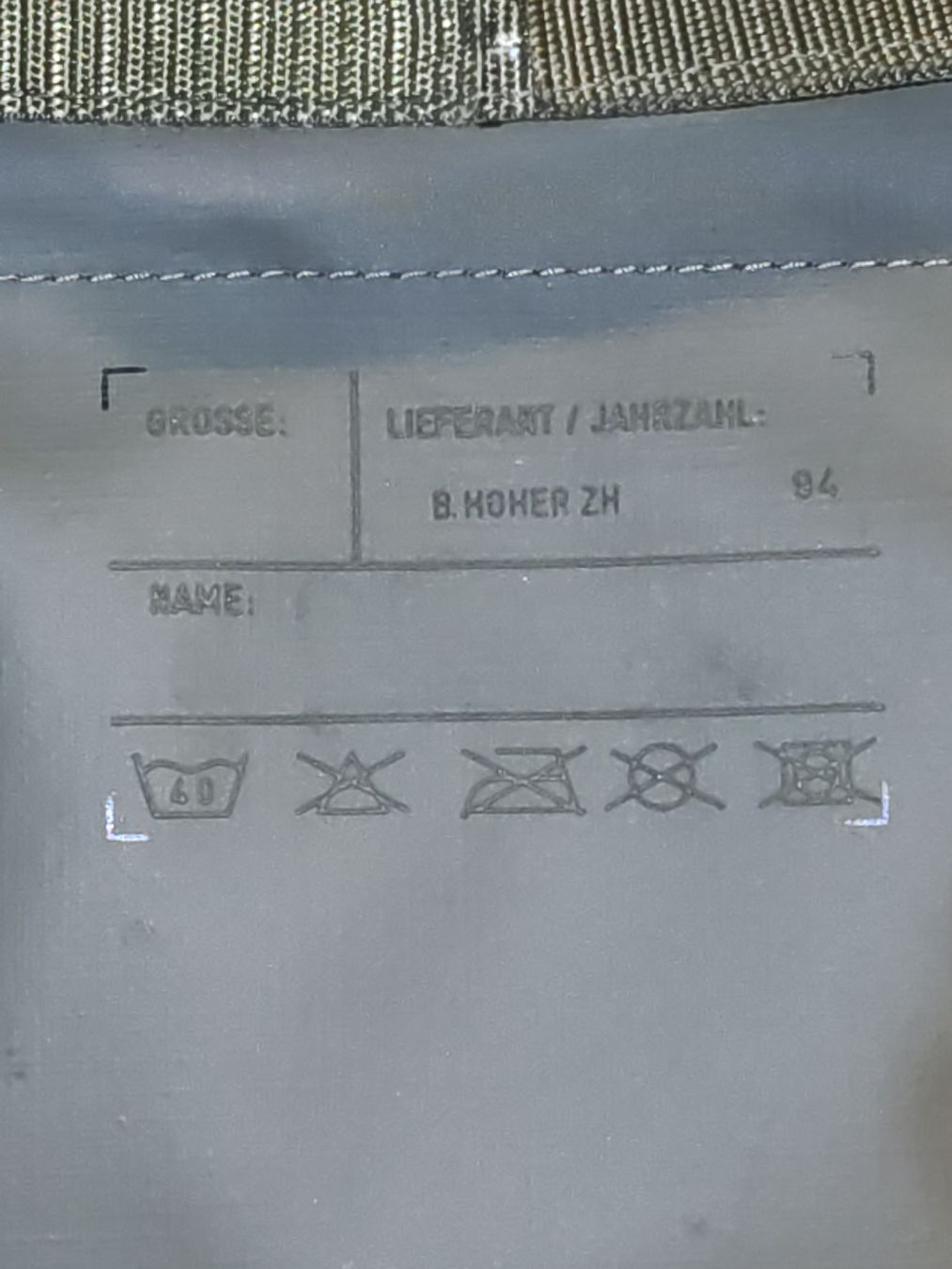 Schweizer Armee Zaini: Armee Rucksack Robust. (nov661) – Usato da Künten venduto da Schnaepplihuus 4