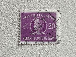 Italia Briefmarke