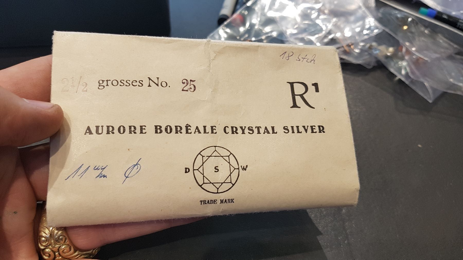 Swarovski Barattoli: Antike Original Swarovski Steinbriefe !! – Usato da Unterägeri venduto da Altgoldschmuck