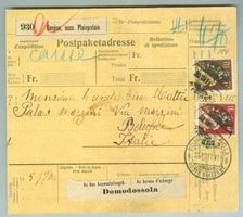 1911 Schweiz Bedarfspost