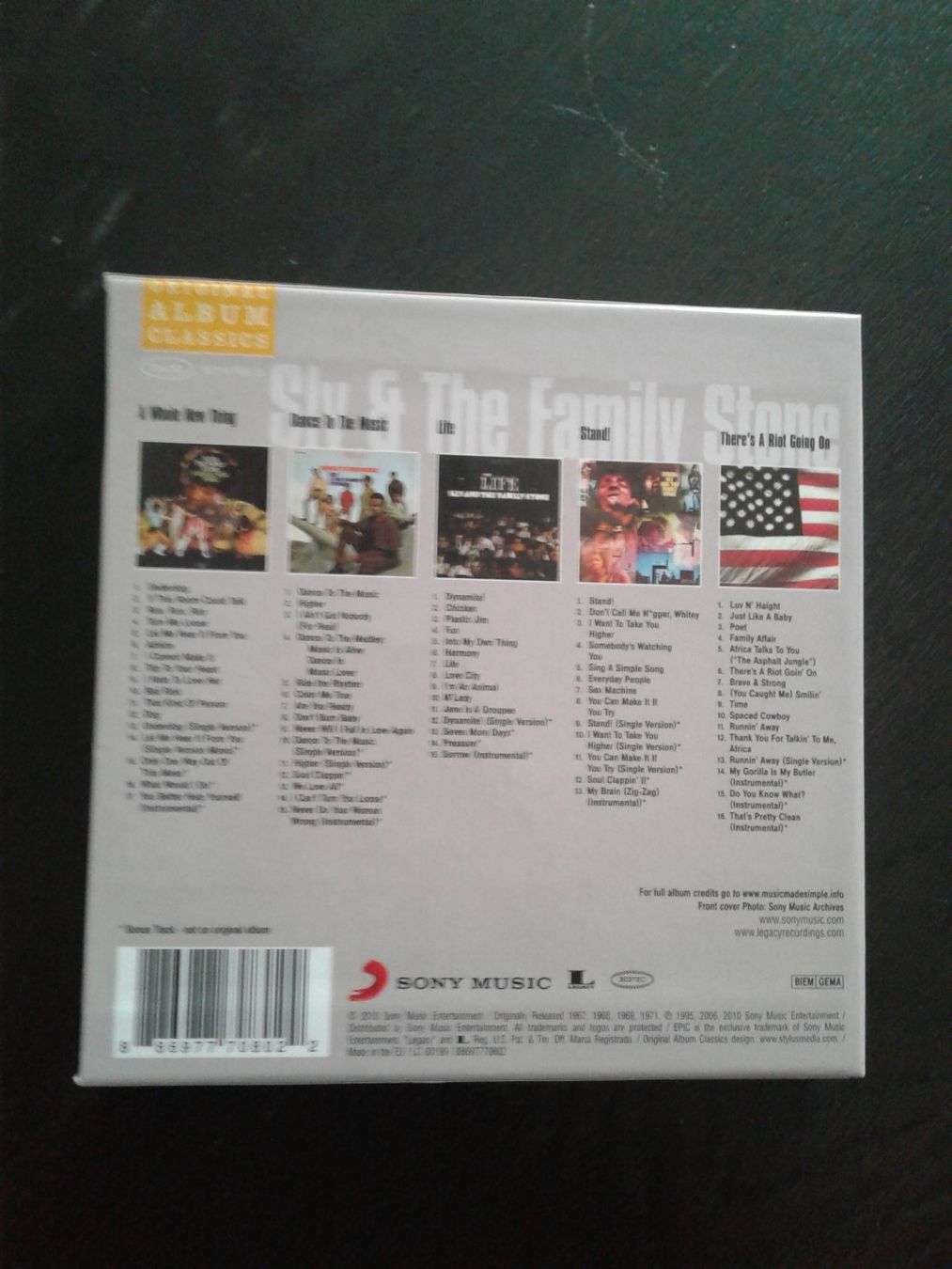 CD: 5-CD Box Sly & The Family Stone – Nuovo (secondo la descrizione) da Wangen an der Aare venduto da Aspider 1