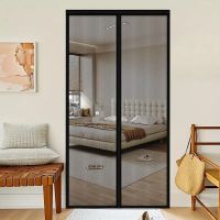 Rideau de Porte En Maille MagnétiqueTissu 100*220cm