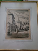 Kupferstich Spalentor Basel 