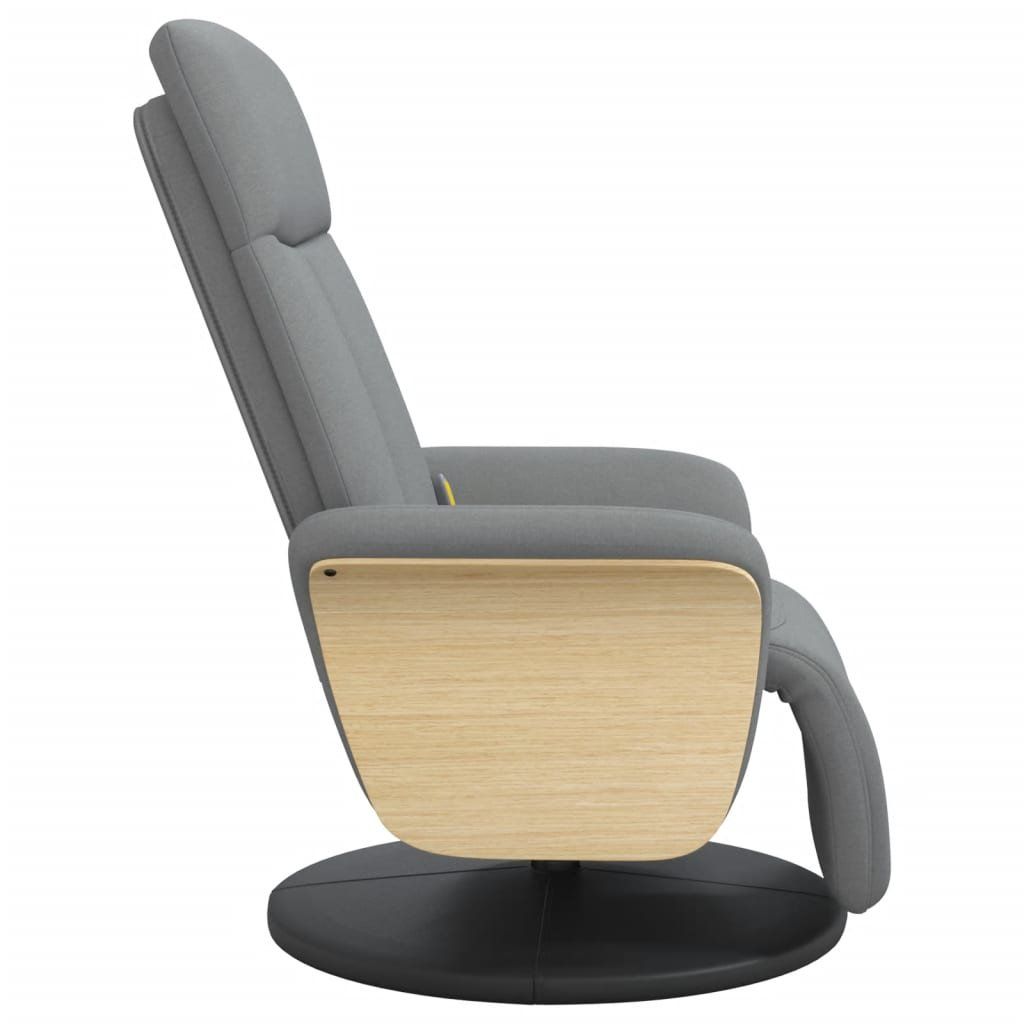 Poltrone: Massagesessel mit Fußteil Hellgrau Stoff – Nuovo e nell'imballaggio originale da Zug venduto da Cheap-Shop 1