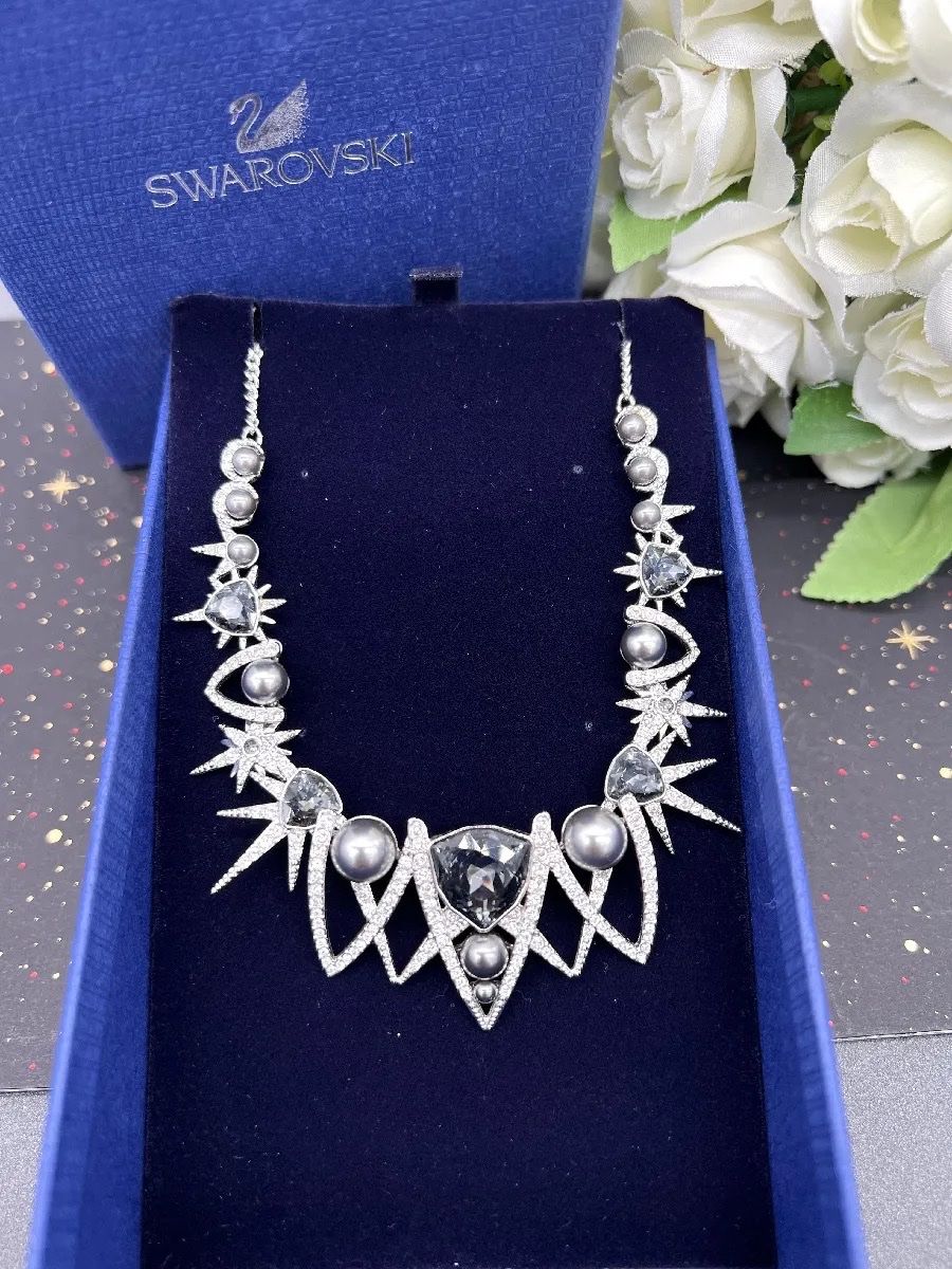 Swarovski Catenine: Swarovski Statement Kette neu und original, Box – Nuovo (secondo la descrizione) da Kirchleerau venduto da Piroska05 1