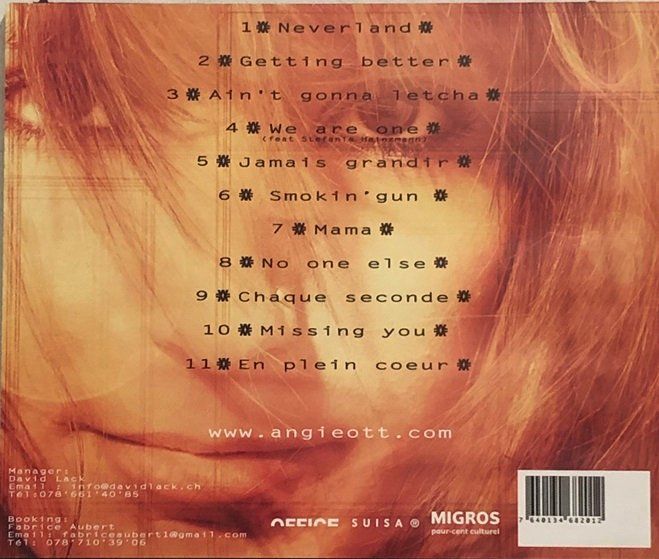 CD: Angie Ott - Every second – Usato da Grüningen venduto da azulgris 1