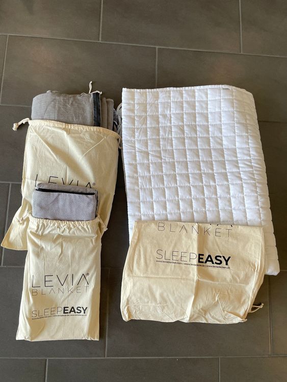 Eleganz Gewichtsdecke Grau 155x220 Cm 7 Kg Für Erw Produktbild-Vorschau 7