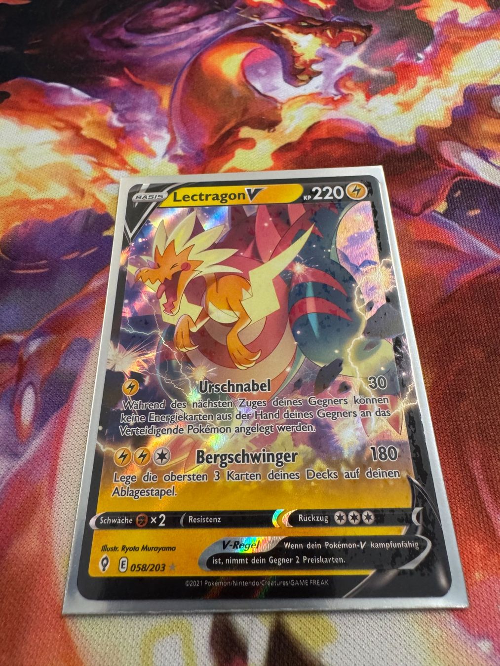 Pokémon Sammelbilder & Trading cards: Lectragon V (EVS 058) / Drachenwandel – Neu (gemäss Beschreibung) aus Bülach von CherryBlu