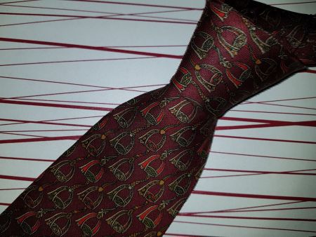 SALVATORE FERRAGAMO Cravate en soie / Seiden Krawatte