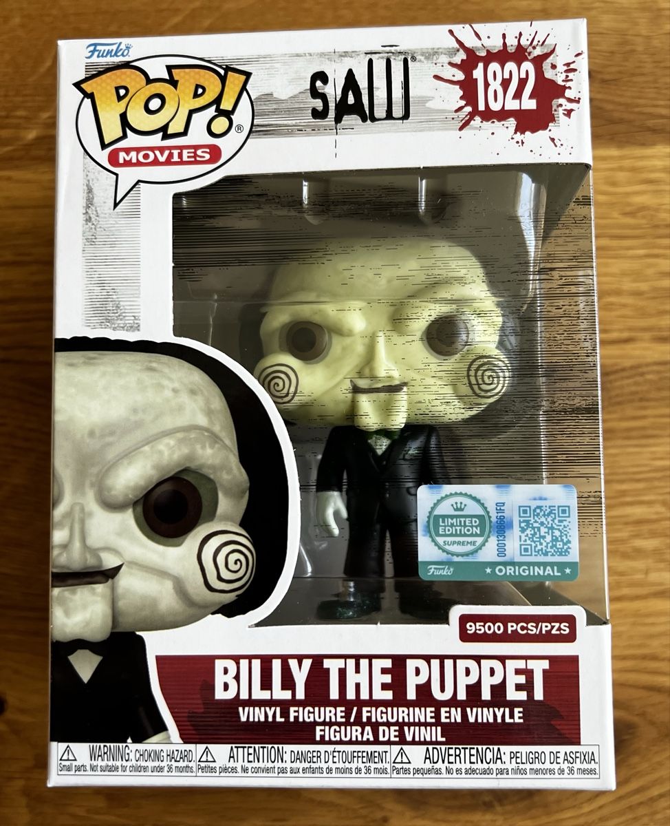 Funko Statuette: Funko Pop Billy the puppet #1822 | Limited Edition – Nuovo e nell'imballaggio originale da Wädenswil venduto da TaSch77