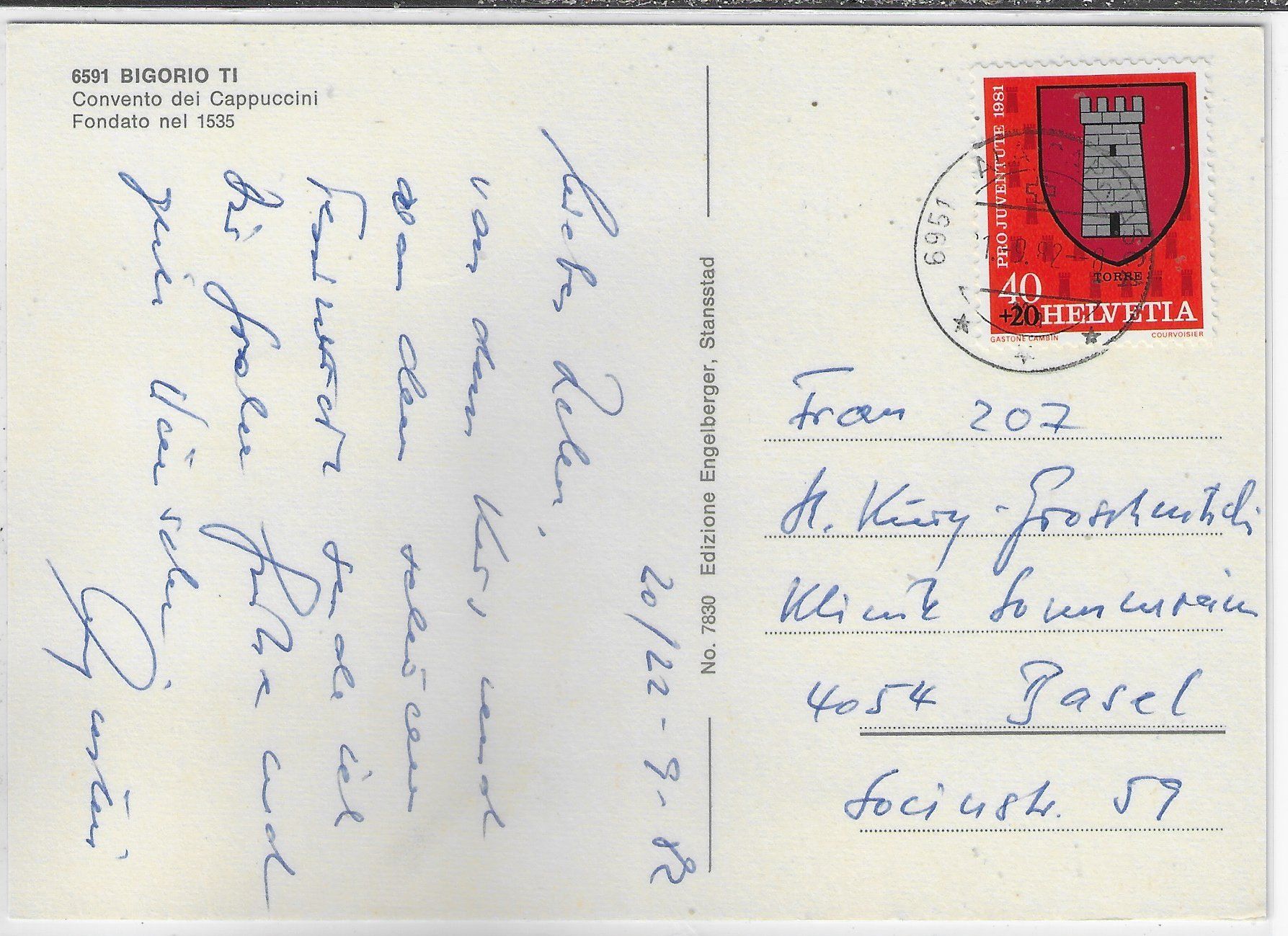 Cartoline postali: Bigorio TI - Multiview – Usato da Ettingen venduto da Kartenplanet 1