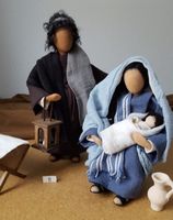 Schwarzenberger Krippenfiguren 27cm Maria/Josef Gruppe N8