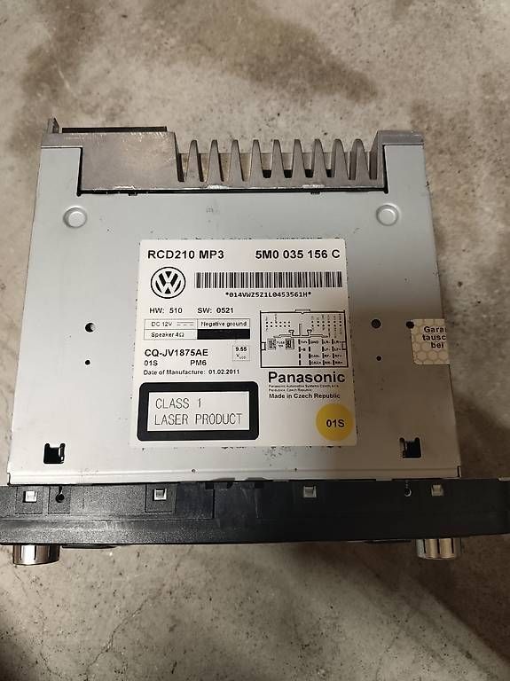 Panasonic Radio: VW CD Autoradio – Usato da Dulliken venduto da jev_v2cz 4