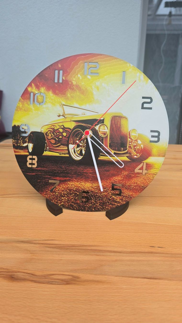 Orologi da terra & Orologi da parete: Hot Rod Wanduhr – Nuovo (secondo la descrizione) da Winznau venduto da johny_wayne