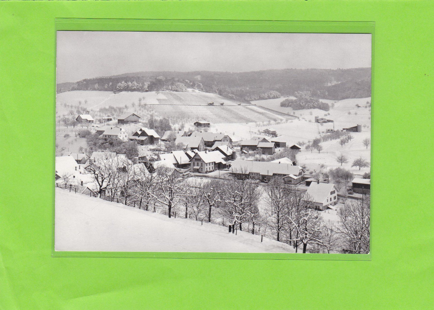 Cartoline postali: Elfingen AG--Winter – Usato da St. Peterzell venduto da neckertal
