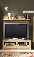 TV Kommode und Wandboard Bergamo Wildeiche massiv geölt