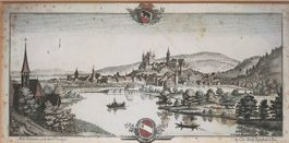 Thun Kupferstich von Bentely um 1790 sehr selten