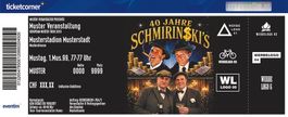 2 Tickets Schmirinski's 40 Jahre Jubiläumsshow am Sonntag