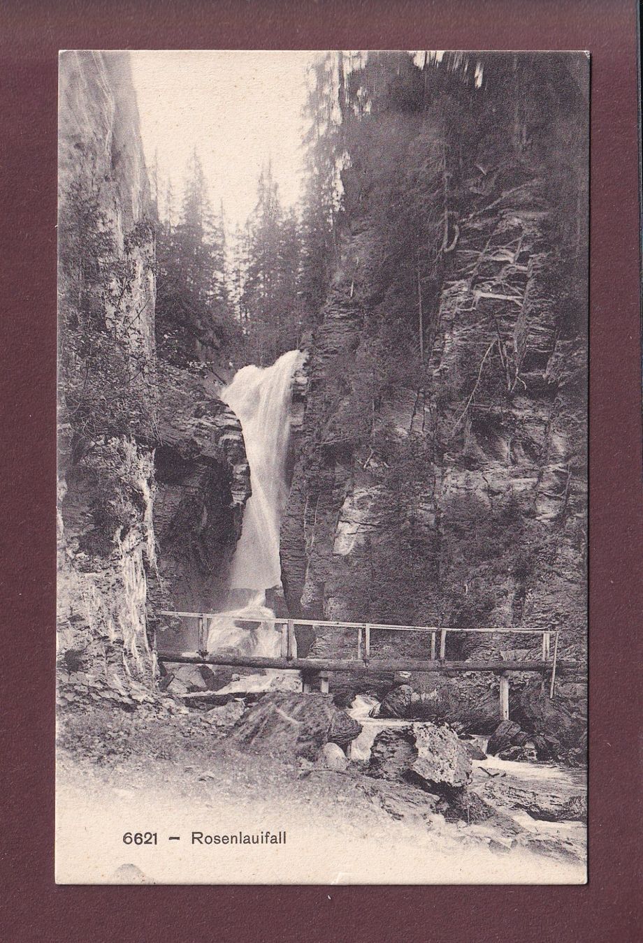 Cartoline postali: ROSENLAUI - Fall – Usato da Pully venduto da nicecards