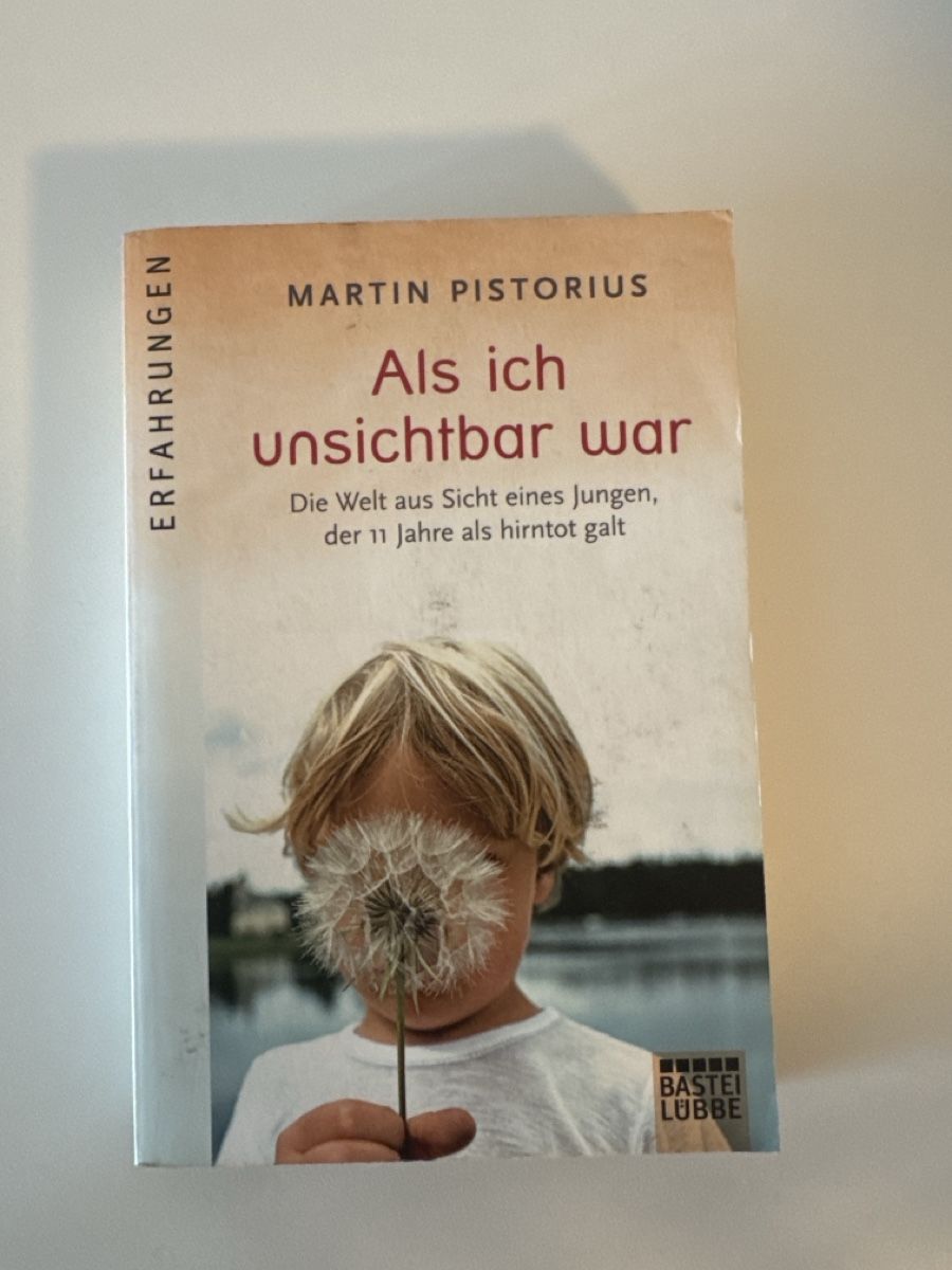 Libri: "Als ich unsichtbar war" - Martin Pistorius – Usato da Bülach venduto da sunshiine_