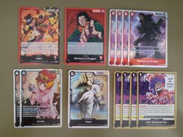 One Piece Deckbau OP17 Sabo/Dragon Rev Army Karten