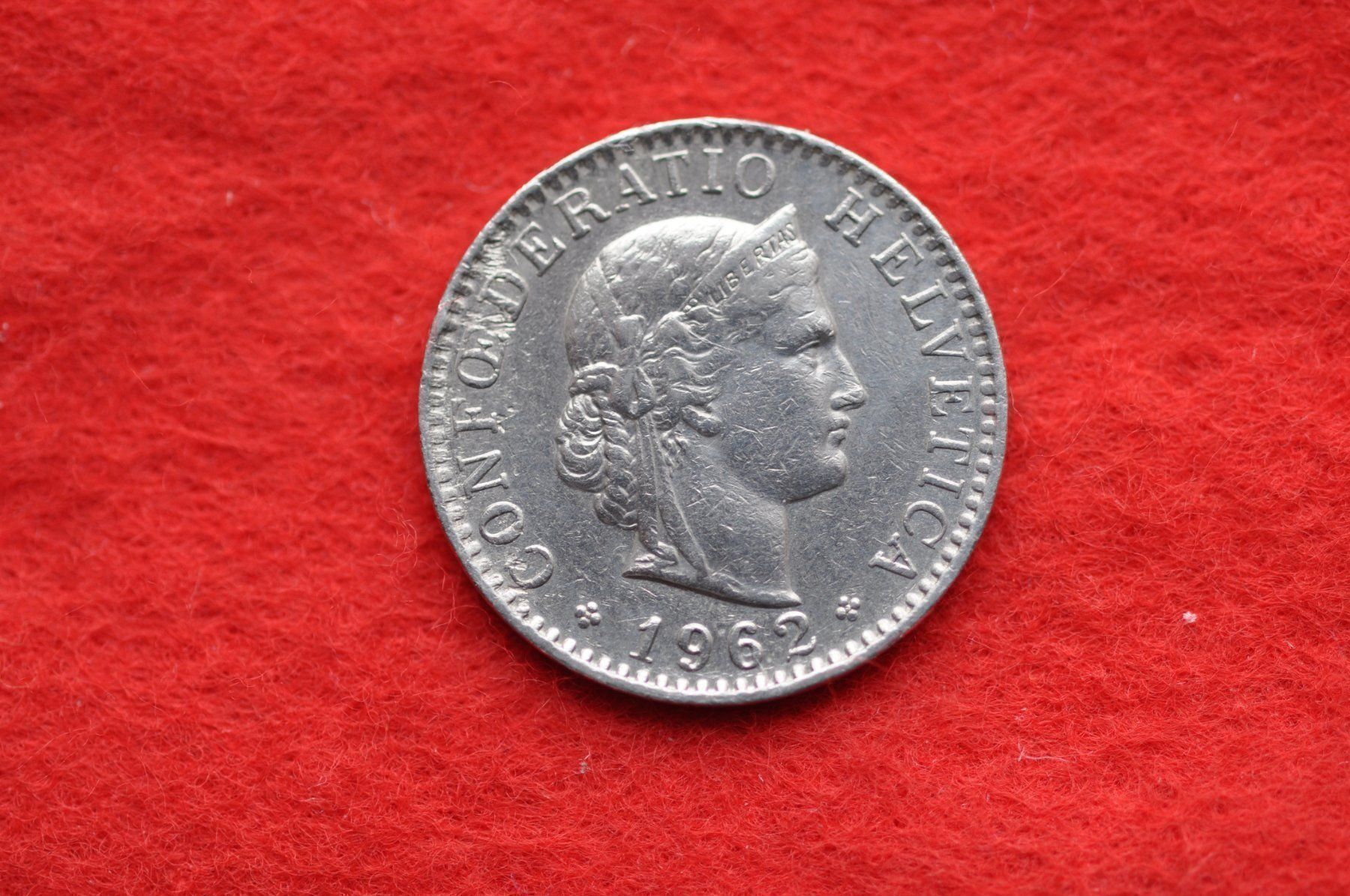 Tutti le monete: 20 rappen 1962 – Usato da Laupen BE venduto da Gufi57