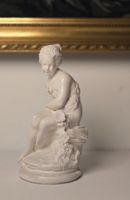Dekorative Mädchen Figur, Gips, Vintage Stil, Top Zustand!