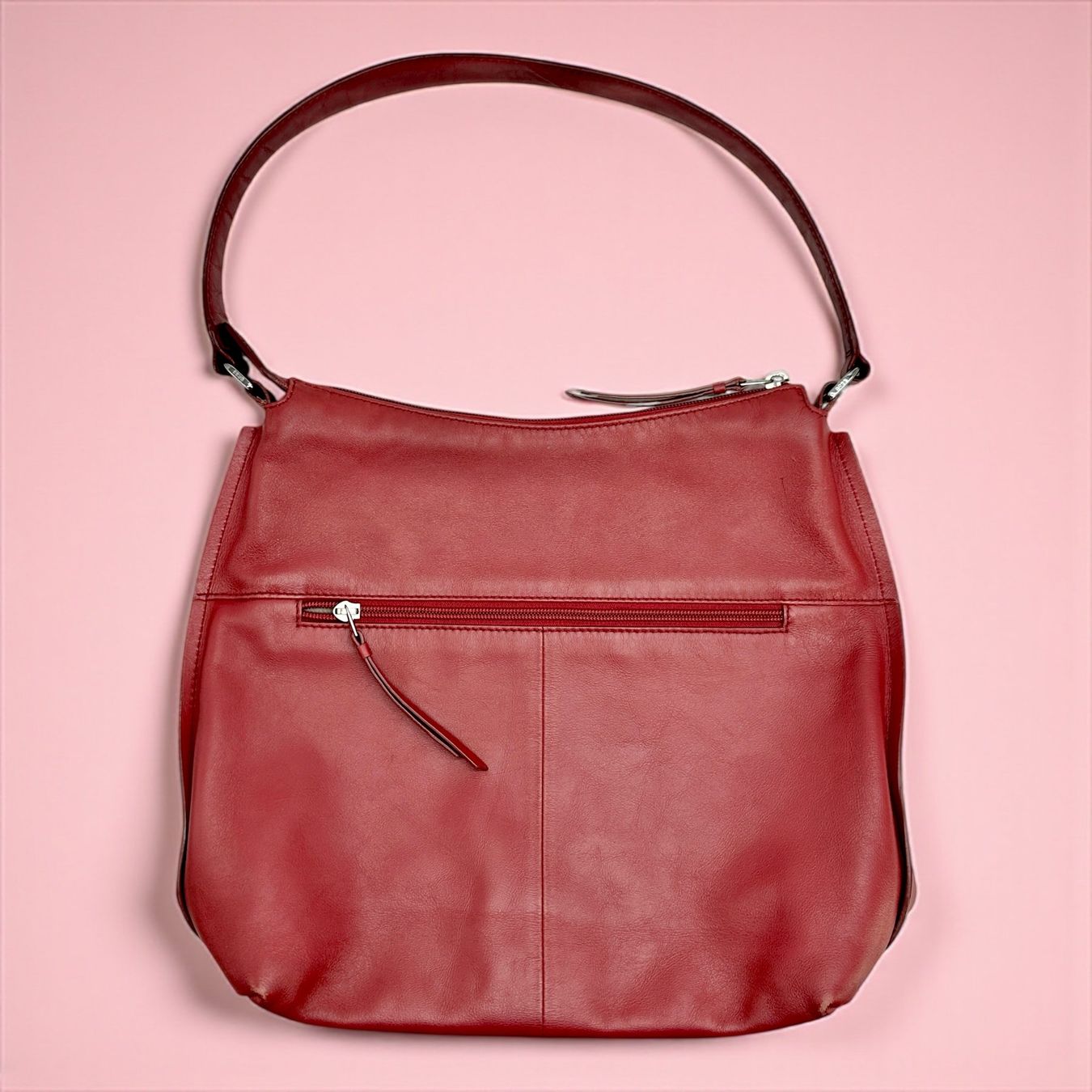 Bree Borse da donna: Sac à main BREE en cuir véritable bordeaux – Usato da Morges venduto da DidisLuxeFinds